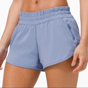 Lululemon Tracker Shorts Size 8 color water drop 4” length